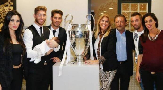 Paqui Ramos with her family.